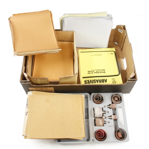 114 - Two boxes of abrasive paper G