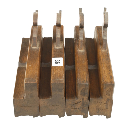 36 - Two pairs of sash planes by DIBB and MOSELEY G+
