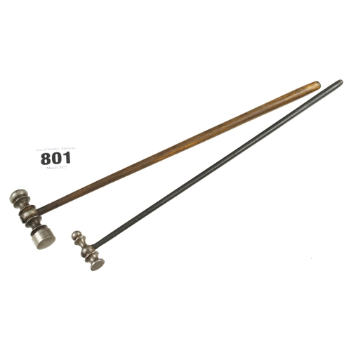 801 - Two small decorative hammers G+