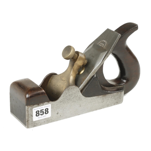 858 - A handled d/t steel parallel smoother by SPIERS Ayr G+