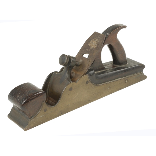 865 - A nice quality Scottish bronze panel plane 13