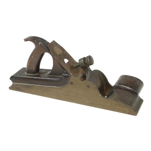 865 - A nice quality Scottish bronze panel plane 13