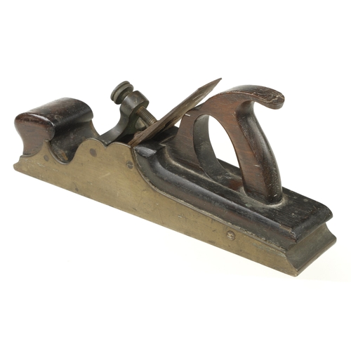 865 - A nice quality Scottish bronze panel plane 13