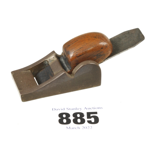 885 - An early miniature brass chariot plane 2