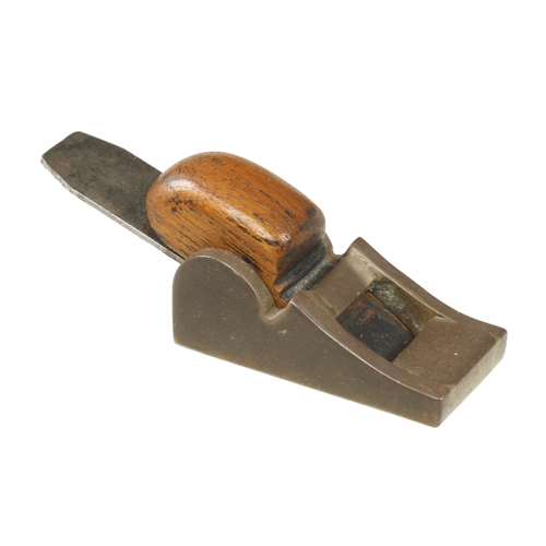 885 - An early miniature brass chariot plane 2