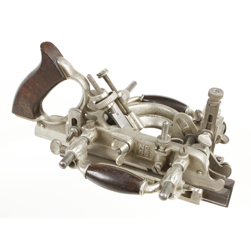 281 - A STANLEY No 55 combination plane with 4 boxes of cutters G+