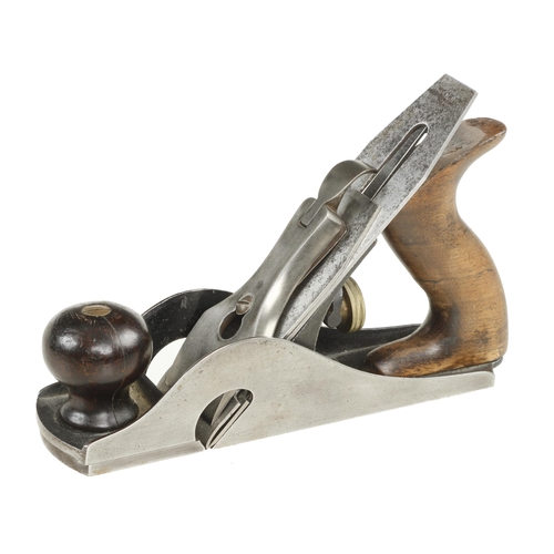 287 - A STANLEY No 10 1/2 rebate plane with adjustable mouth, braised repair to one side G