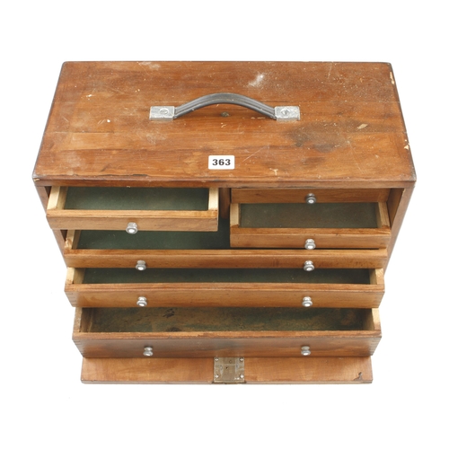 363 - An engineer's 8 drawer tool chest G