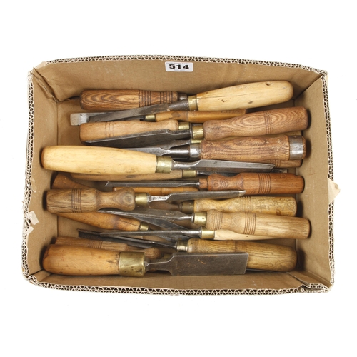 514 - 40 chisels and gouges G+