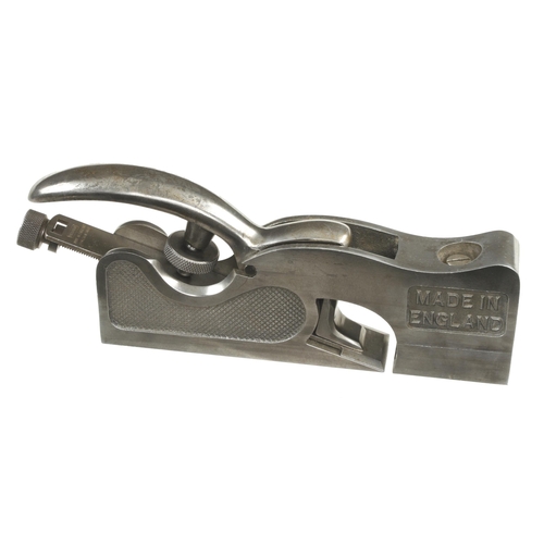 607 - A RECORD No 073 adjustable shoulder plane with 60% orig iron, tiny chip to mouth G++