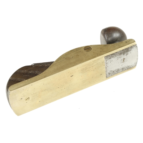 695 - A brass chariot plane with replaced steel mouth G