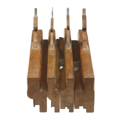 783 - Two pairs of T & G planes by FROST No 7 and VARVILL 3/8