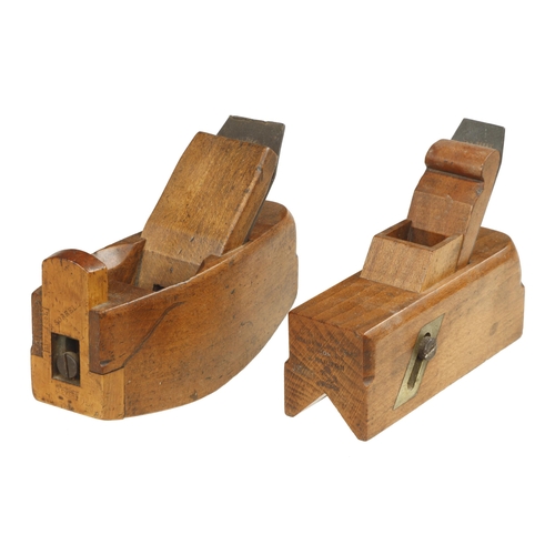 785 - A sliding box type chamfer plane by C.NURSE and a compassed smoother with adjustable toe by FAIRCLOU... 