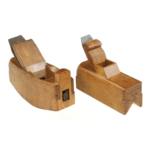 785 - A sliding box type chamfer plane by C.NURSE and a compassed smoother with adjustable toe by FAIRCLOU... 