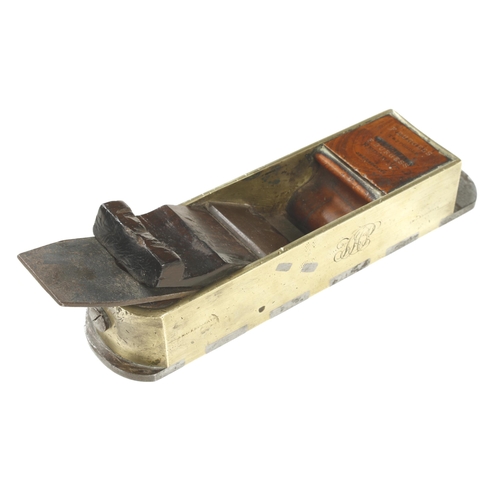 875 - A very rare early bronze mitre plane 10