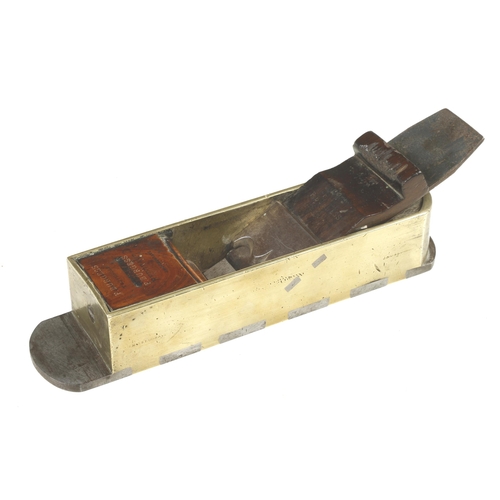 875 - A very rare early bronze mitre plane 10