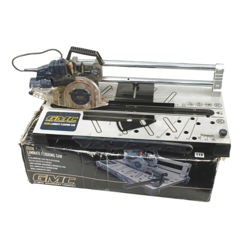 118 - A GMC laminate flooring saw 240v Pat tested