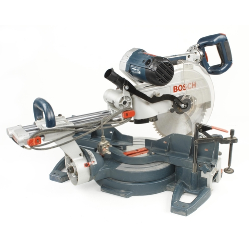 121 - A little used BOSCH Professional GCM 12 SD chop saw with fully adjustable 12