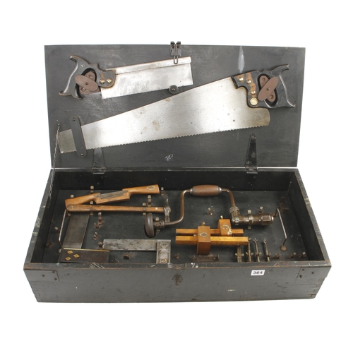 364 - A GTL tool box with 20 mostly original tools G+