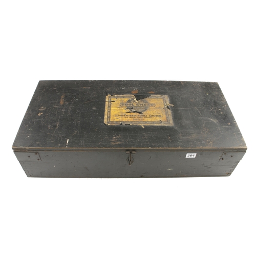 364 - A GTL tool box with 20 mostly original tools G+