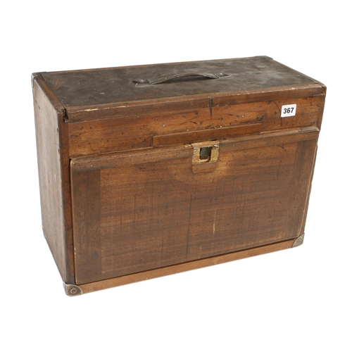 367 - An engineer's 7 drawer tool chest with sliding top, some wear G