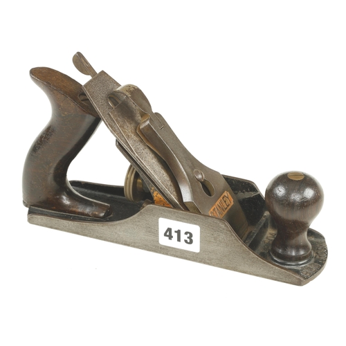 413 - A STANLEY Bedrock No 604 smoother, repair to side casting G