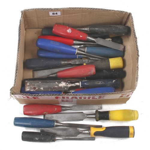 84 - 22 chisels with composite handles G+