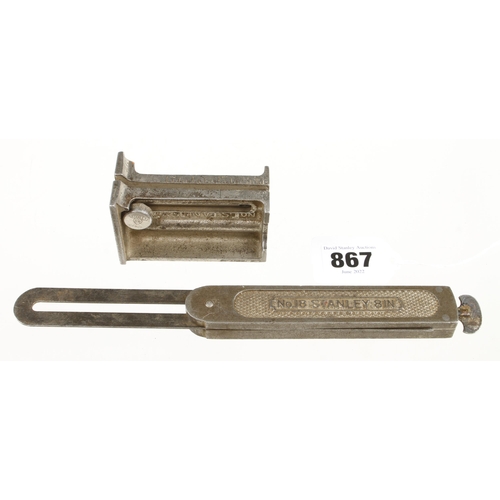 867 - USA STANLEY Nos 18 bevel and 95 butt gauge G+