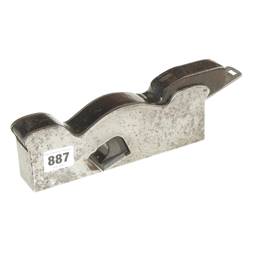 887 - A NORRIS No 18 Patent Metal shoulder plane, incorrect iron and some light pitting G