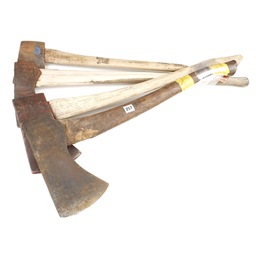 257 - Four axes, handles require attention G-