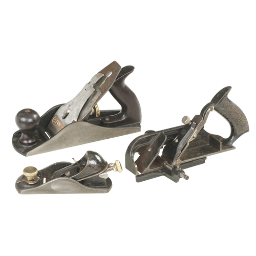 319 - STANLEY Nos 4 1/2, 78 and an adjustable mouth block plane G