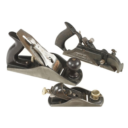 319 - STANLEY Nos 4 1/2, 78 and an adjustable mouth block plane G