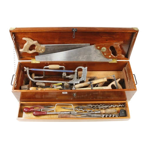 354 - A pine tool chest 32