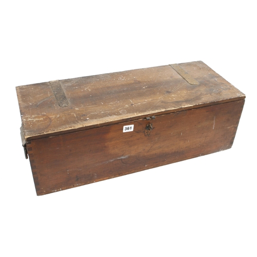 361 - A pine tool chest 27