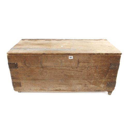 367 - A pine chest 36