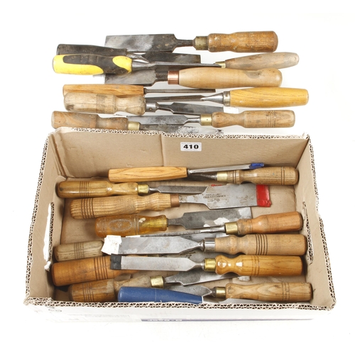 410 - 25 chisels and gouges G