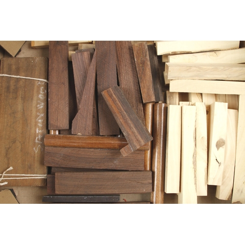 420 - Quantity of small rosewood and boxwood offcuts G