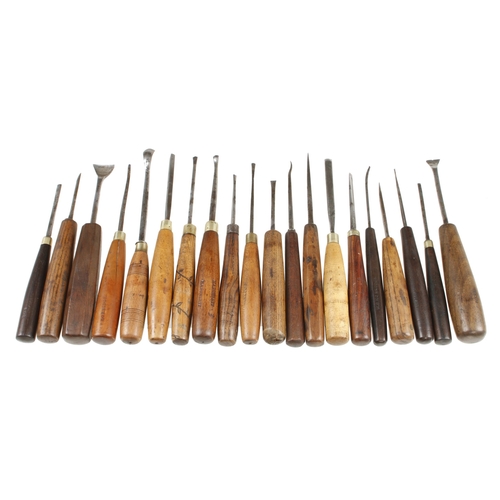 433 - 20 carving tools G+