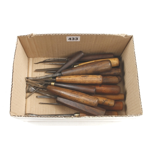 433 - 20 carving tools G+