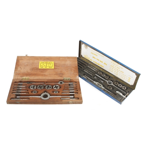 54 - Two complete tap and die sets Imp. and Metric G+