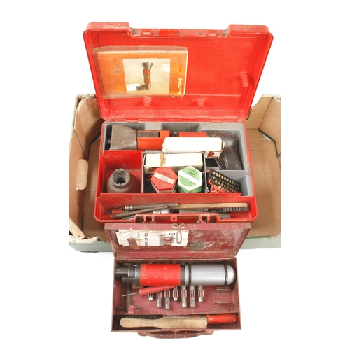 597 - Two impact fixing tools by HILTI and UCAN with cartridges G