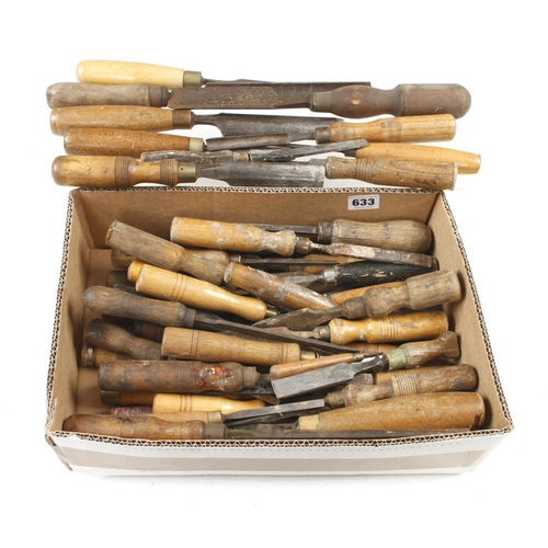 633 - 50 chisels and gouges G