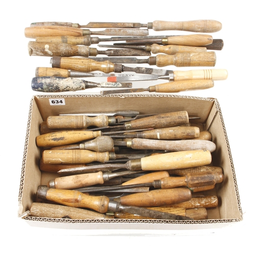 634 - 50 chisels and gouges G