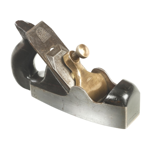 654 - A d/t steel coffin smoother by SPIERS, chip to handle spur G