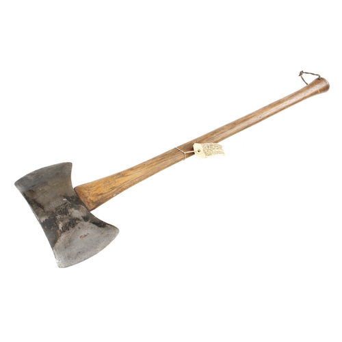 718 - A small double bitted axe by COLLINS (USA) with 4 1/2