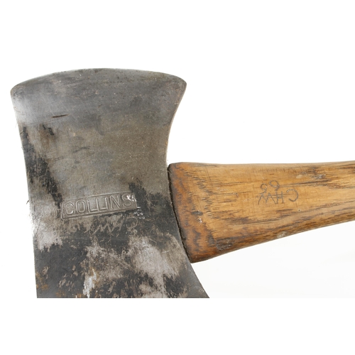 718 - A small double bitted axe by COLLINS (USA) with 4 1/2