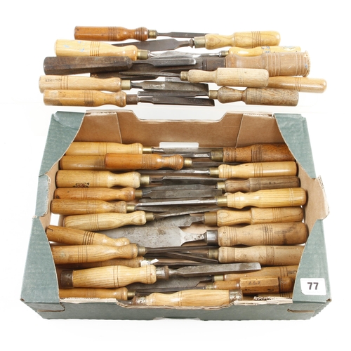 77 - 35 chisels and gouges G+