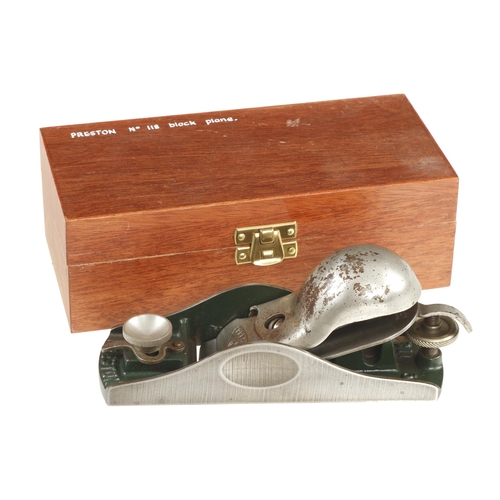 804 - A PRESTON No 118 adjustable block plane G++