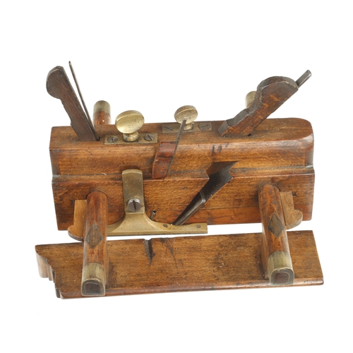 An unusual double boxed sash fillister by FAIRCLOGH Liverpool with twin ...