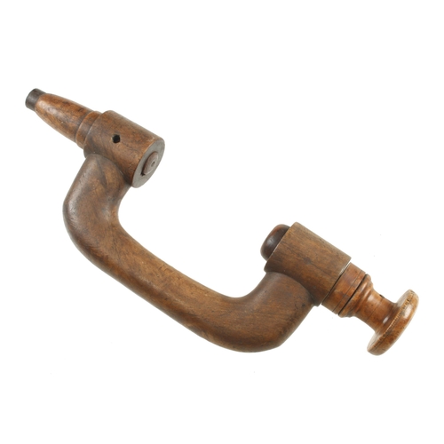 924 - A cooper's beech brace with boxwood head G+